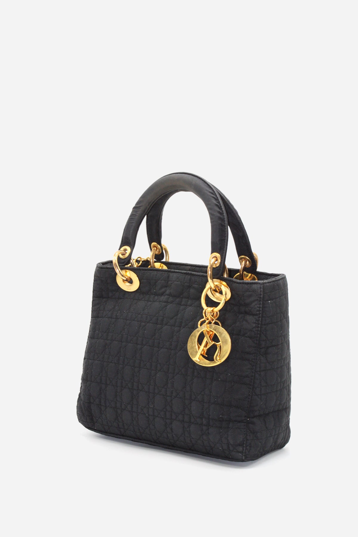 Dior Nylon Cannage Medium Lady Dior