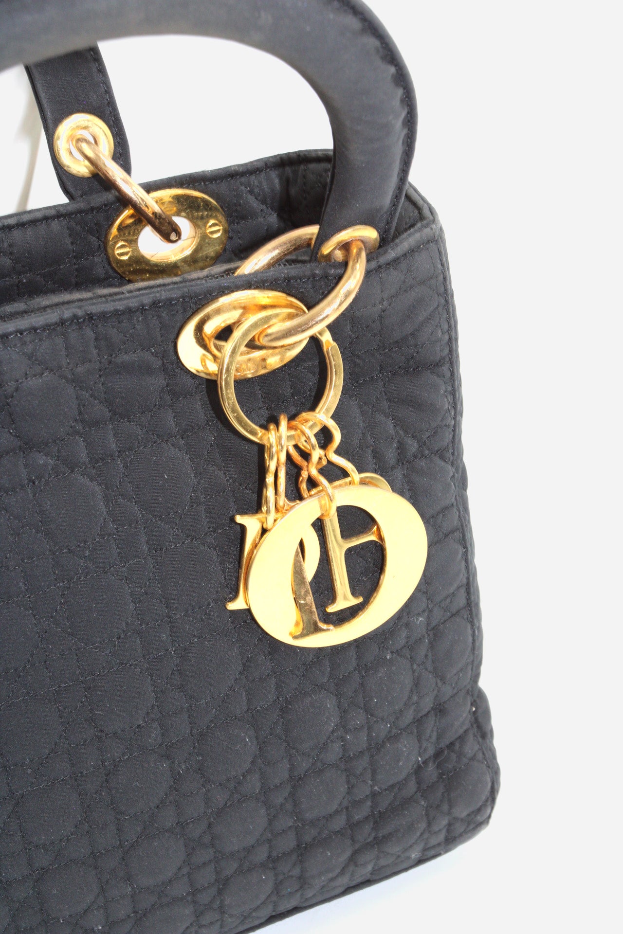 Dior Nylon Cannage Medium Lady Dior