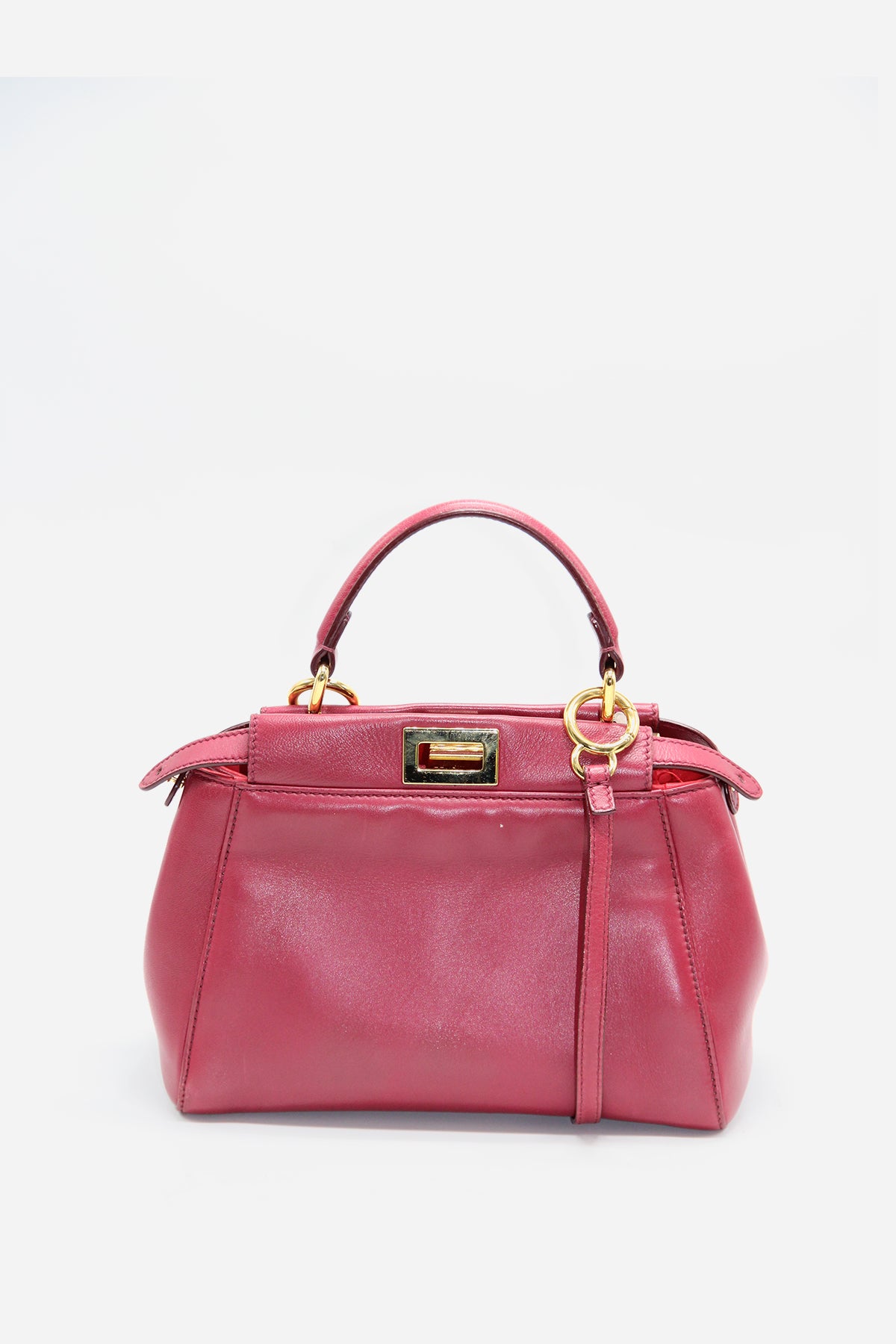 Fendi Leather Peekaboo Mini